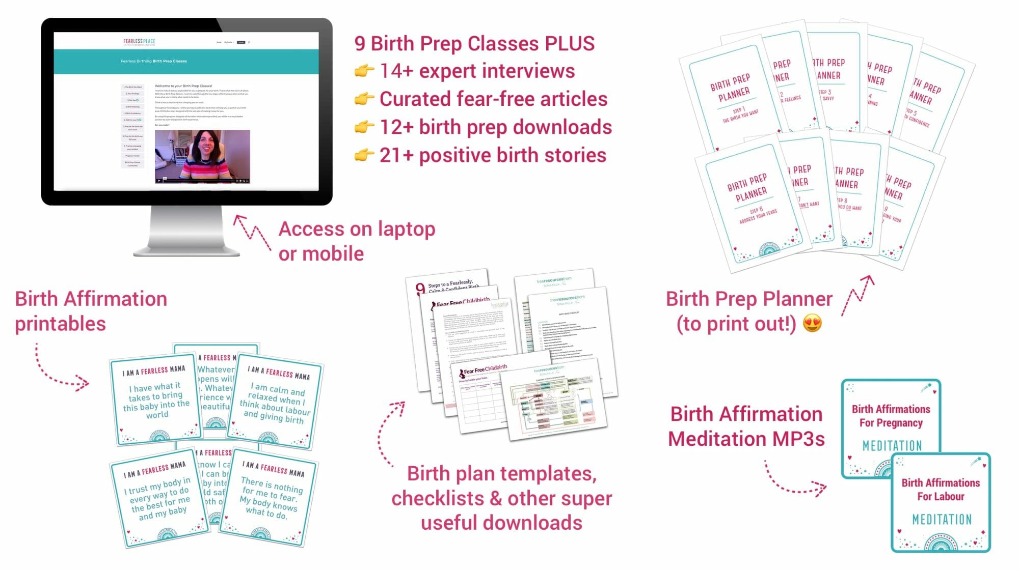 Birth Prep Classes - what you get